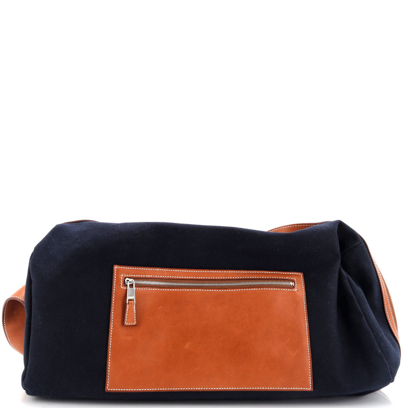 Hermes Odyssee Terre Duffle Bag Canvas