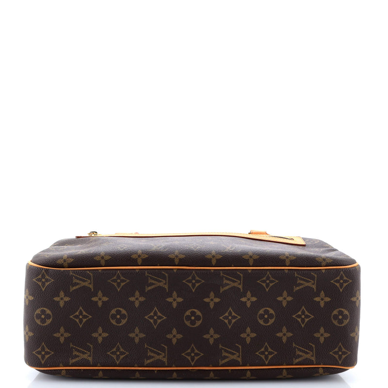 Louis Vuitton Cite Handbag Canvas Gm