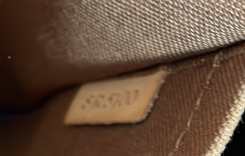 Louis Vuitton Palermo Handbag Canvas Pm