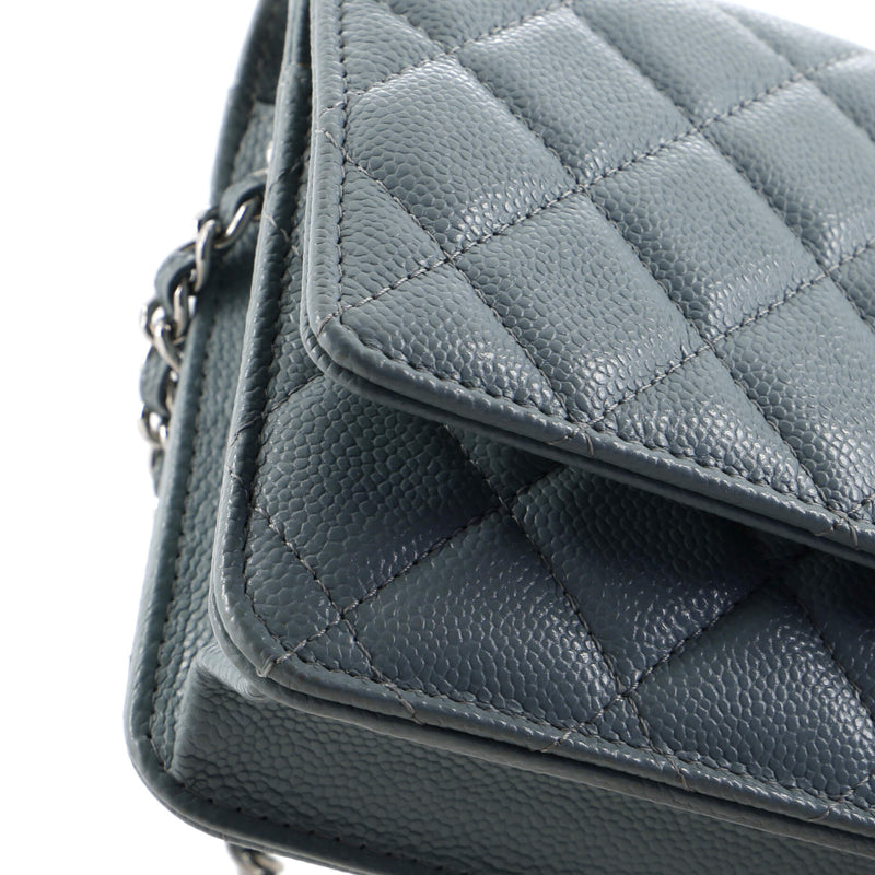 Chanel Wallet On Chain Quilted Caviar
