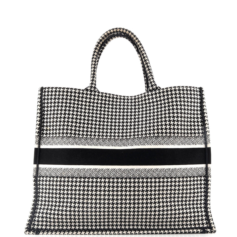 Christian Dior Book Tote Houndstooth