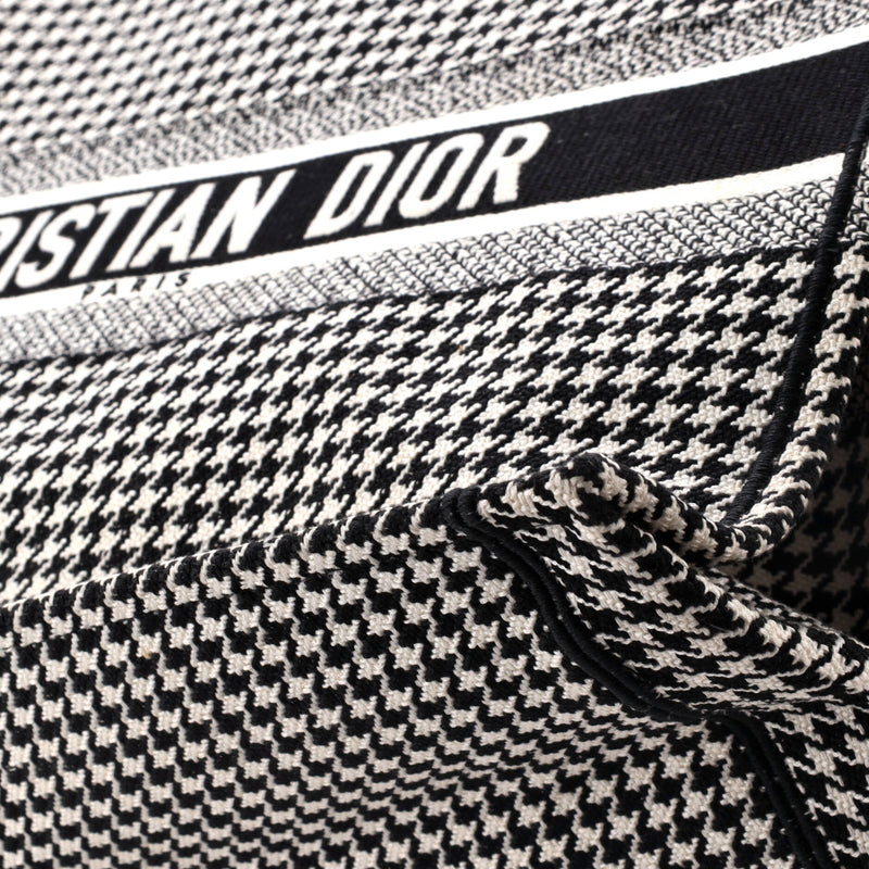 Christian Dior Book Tote Houndstooth