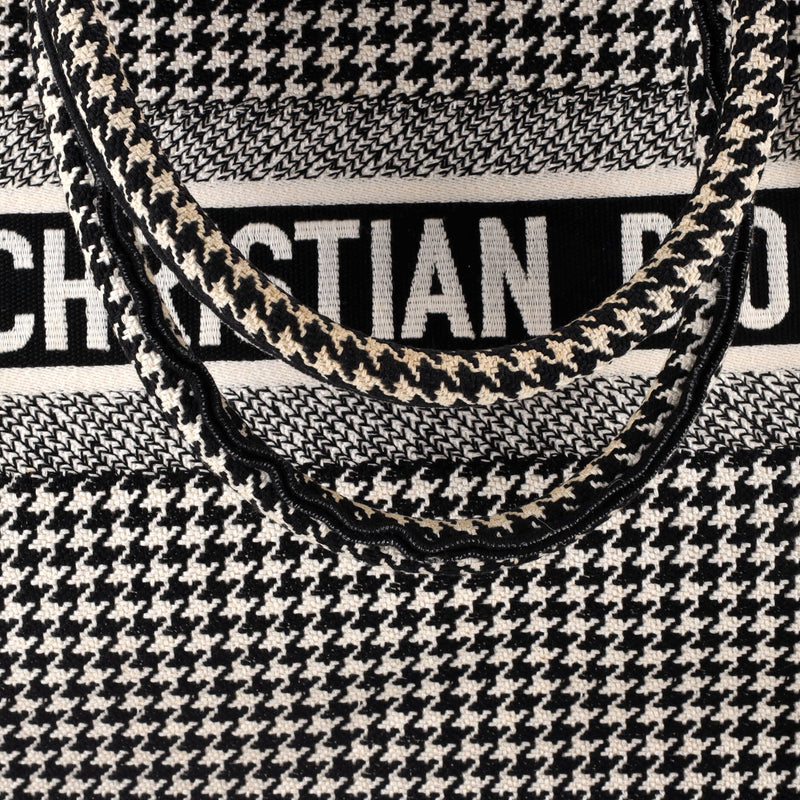 Christian Dior Book Tote Houndstooth