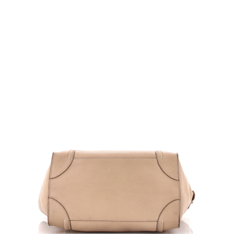 Celine Luggage Bag Grainy Leather Mini