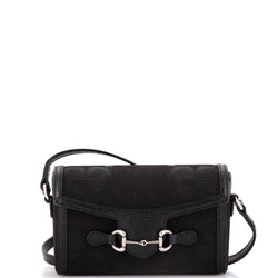 Gucci Horsebit Flap Crossbody Bag Jumbo