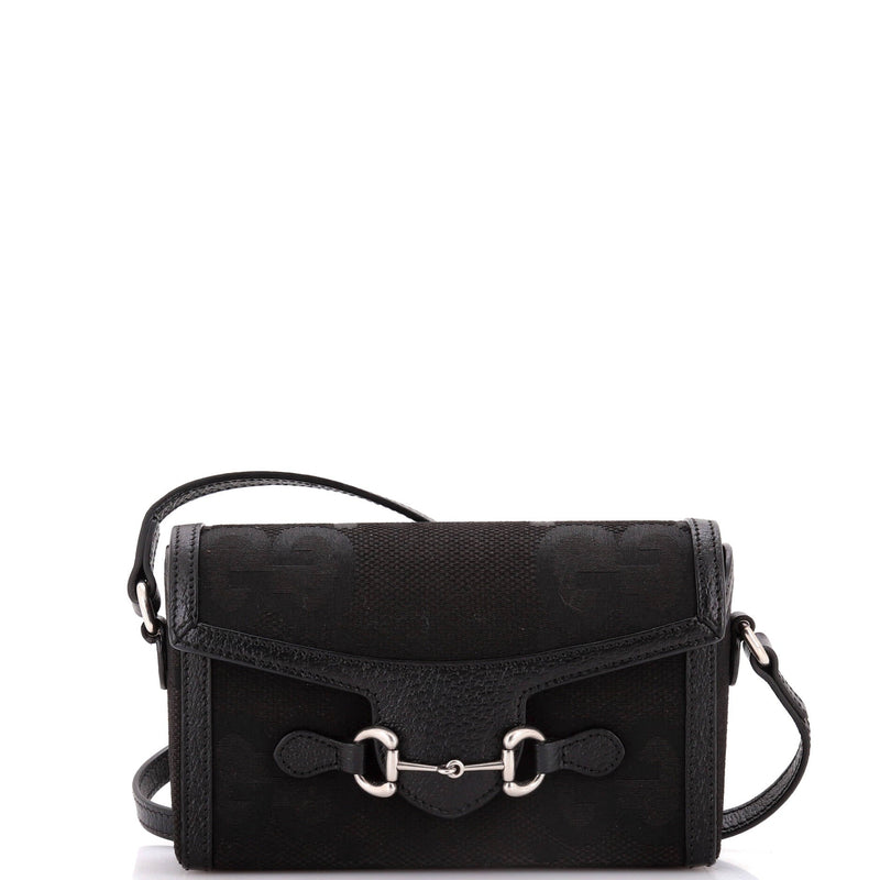 Gucci Horsebit Flap Crossbody Bag Jumbo