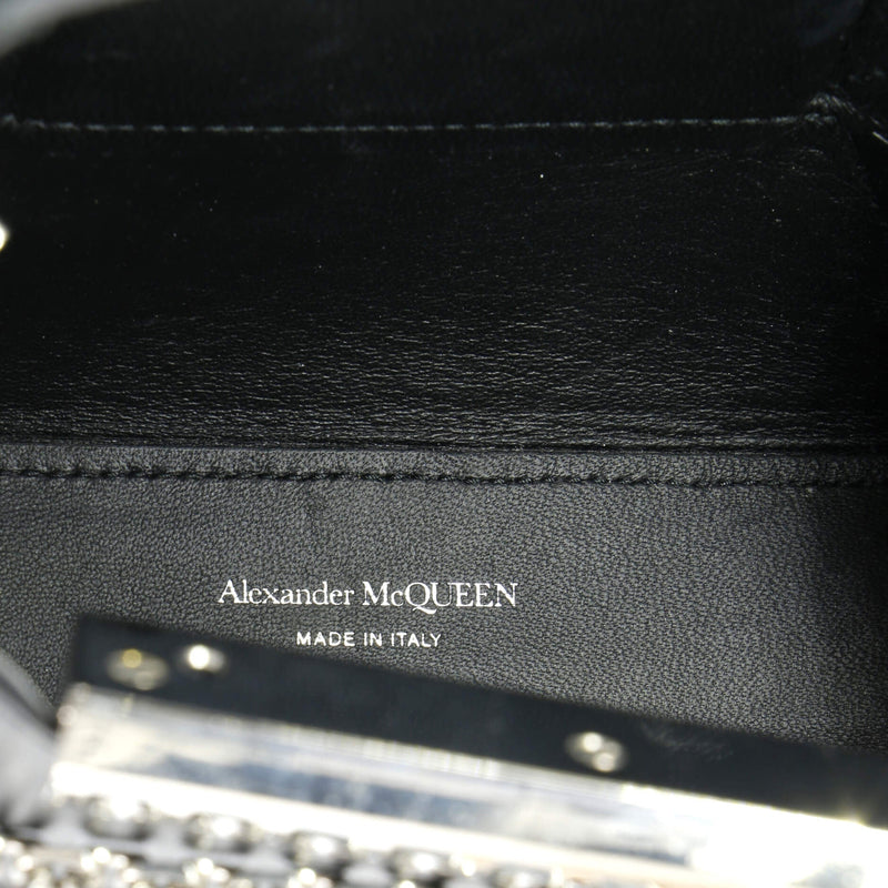 Alexander Mcqueen Jewelled Hobo Leather