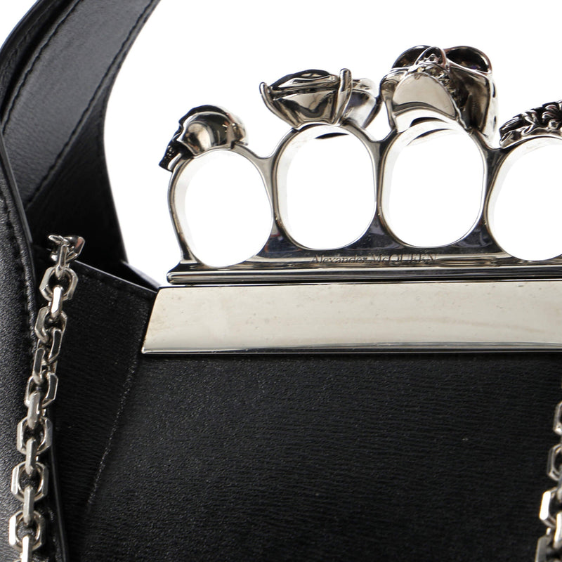 Alexander Mcqueen Jewelled Hobo Leather