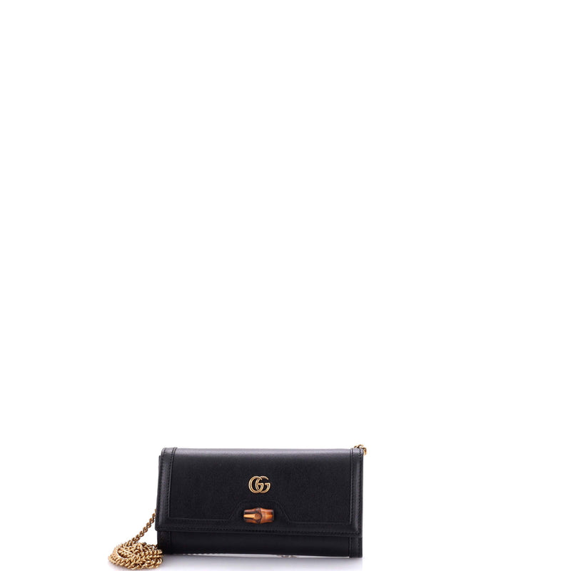 Gucci Diana Wallet On Chain Leather
