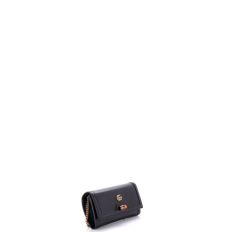 Gucci Diana Wallet On Chain Leather