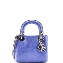 Christian Dior Lady Chain Bag Python