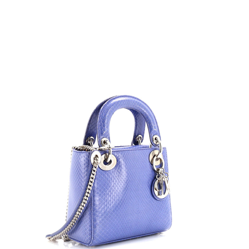 Christian Dior Lady Chain Bag Python