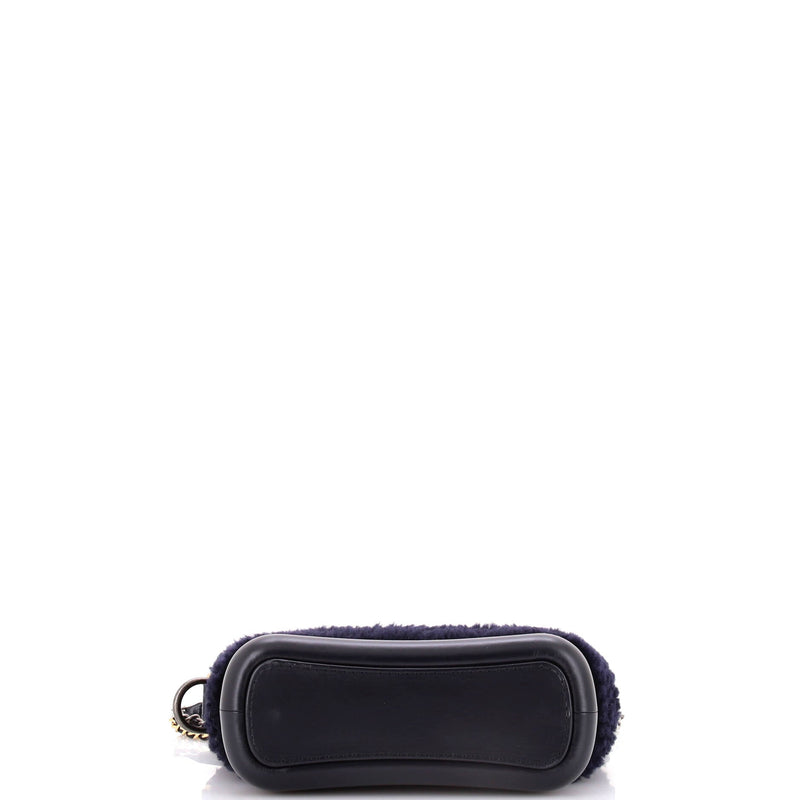 Chanel Gabrielle Hobo Shearling And