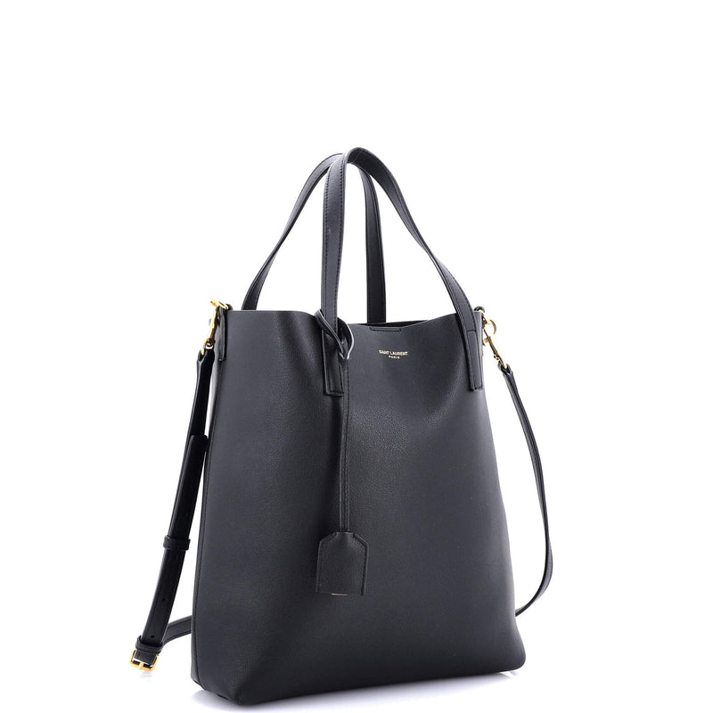 Saint Laurent Shopper Tote Leather Toy