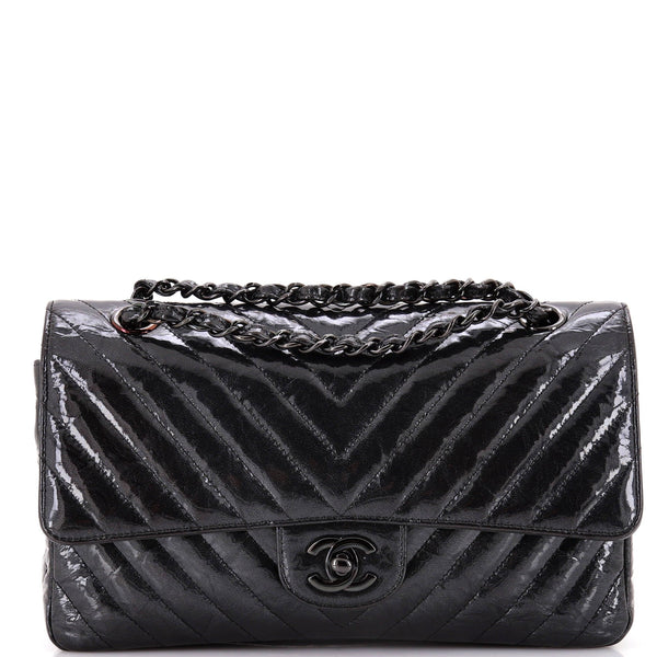 Chanel So Black Classic Double Flap Bag