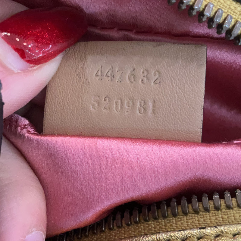 Gucci Pearly Gg Marmont Shoulder Bag