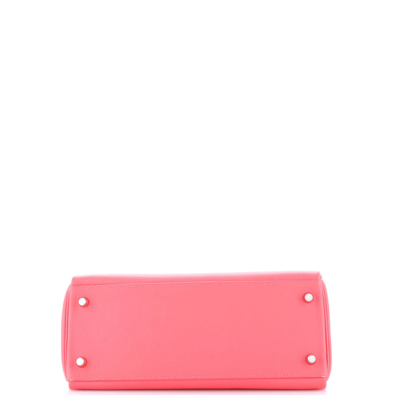 Hermes Kelly Handbag Rose Azalée