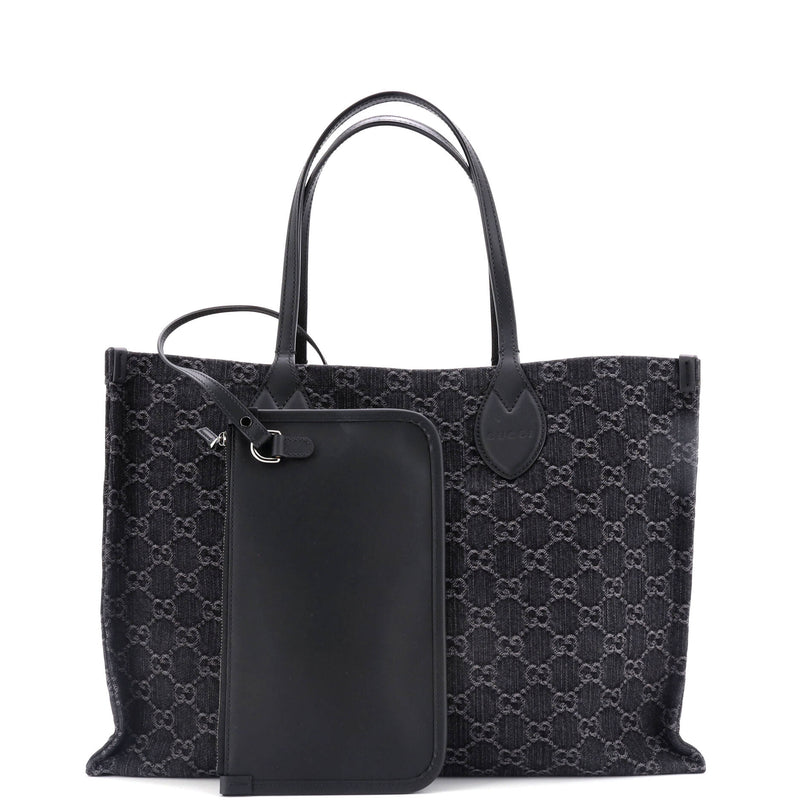 Gucci Ophidia Shopper Tote Gg Denim