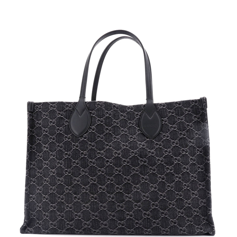 Gucci Ophidia Shopper Tote Gg Denim