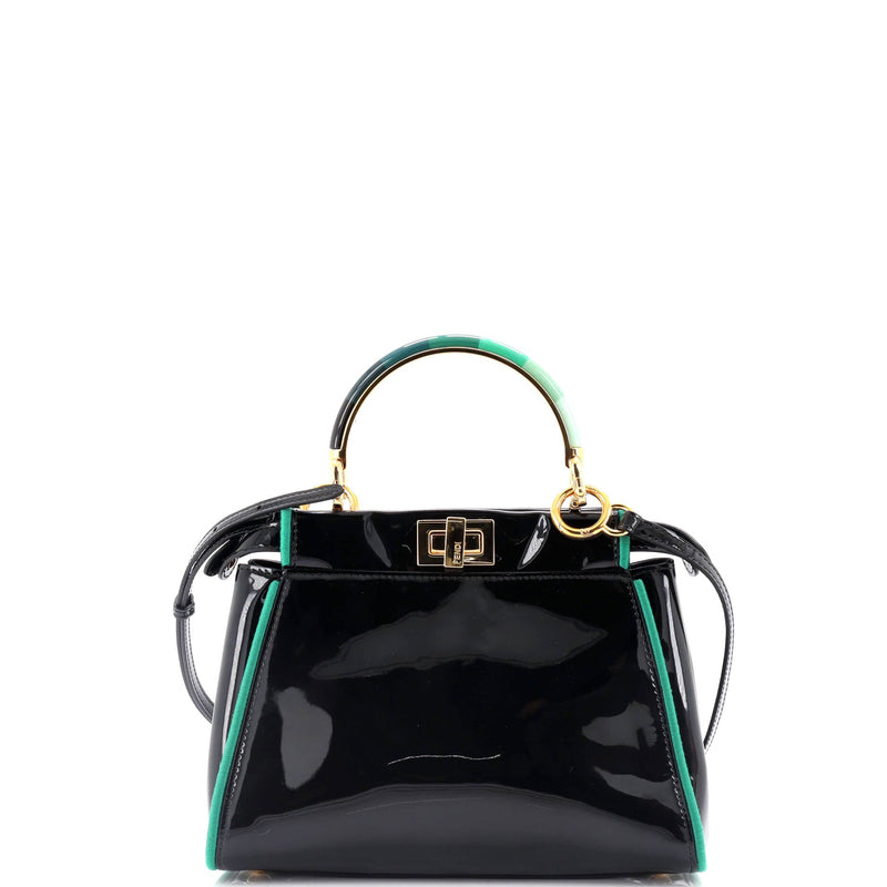 Fendi Resin Handle Peekaboo Bag Patent