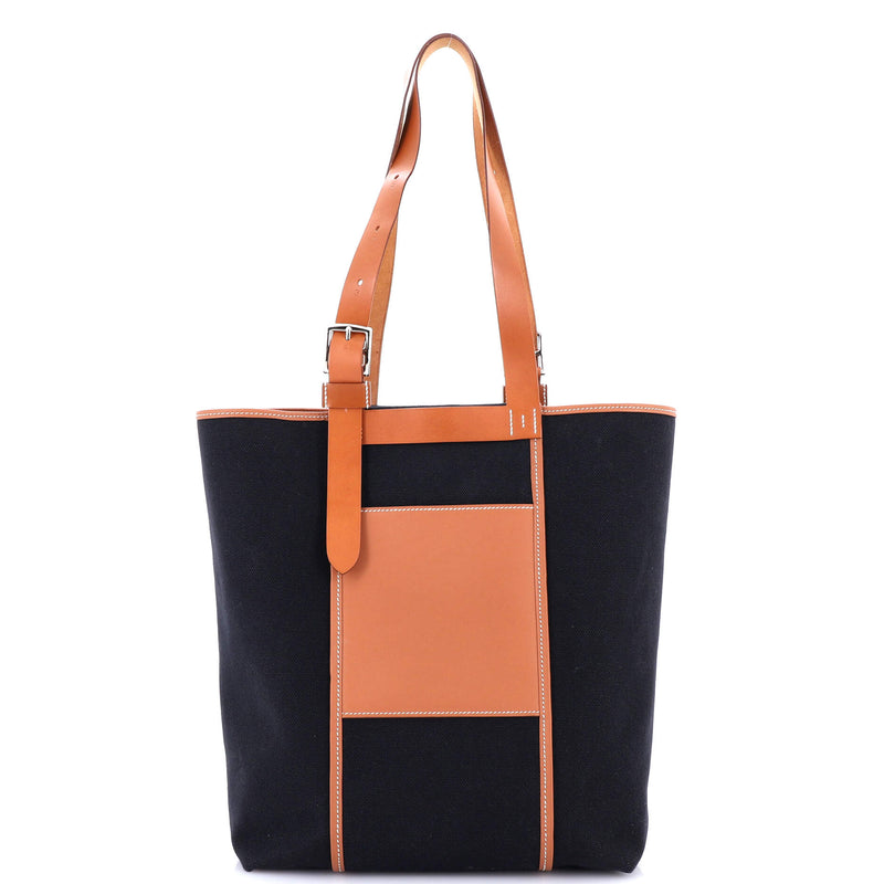 Hermes Etriviere Pocket Tote Toile And