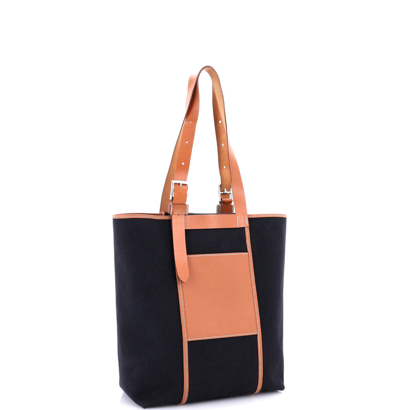 Hermes Etriviere Pocket Tote Toile And