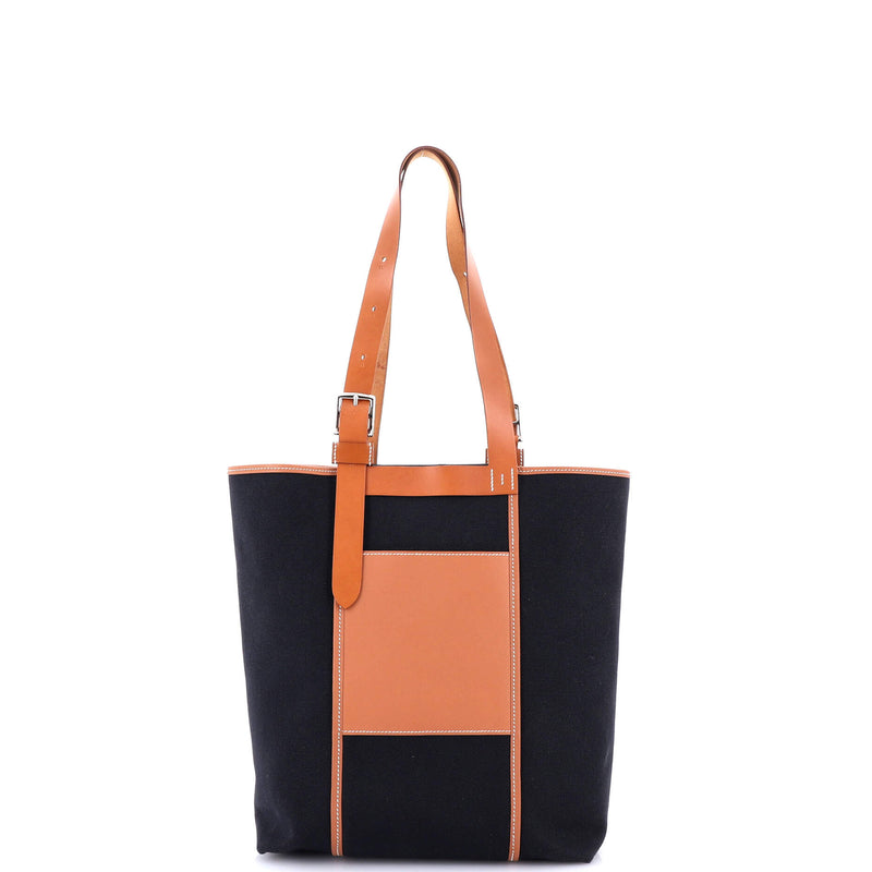Hermes Etriviere Pocket Tote Toile And
