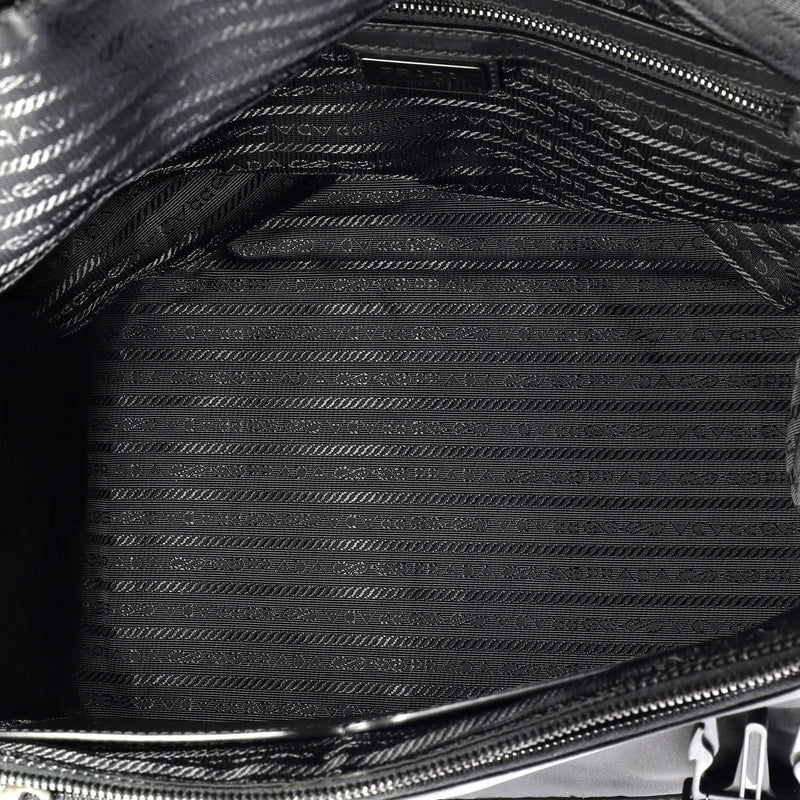 Prada Double Buckle Flap Messenger Bag