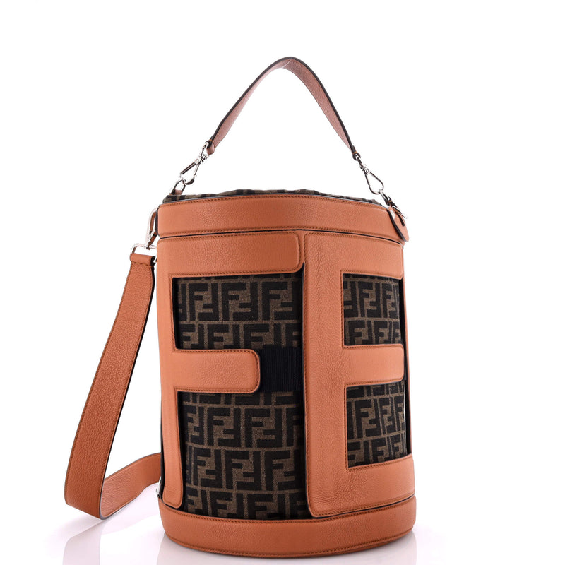 Fendi Step Out Bucket Bag Leather And