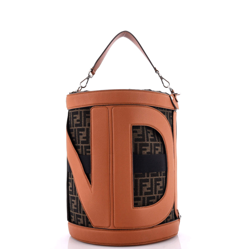 Fendi Step Out Bucket Bag Leather And