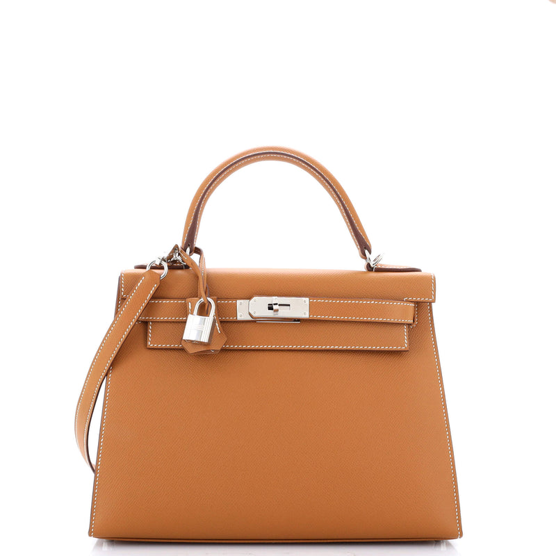Hermes Kelly Handbag Gold Epsom With