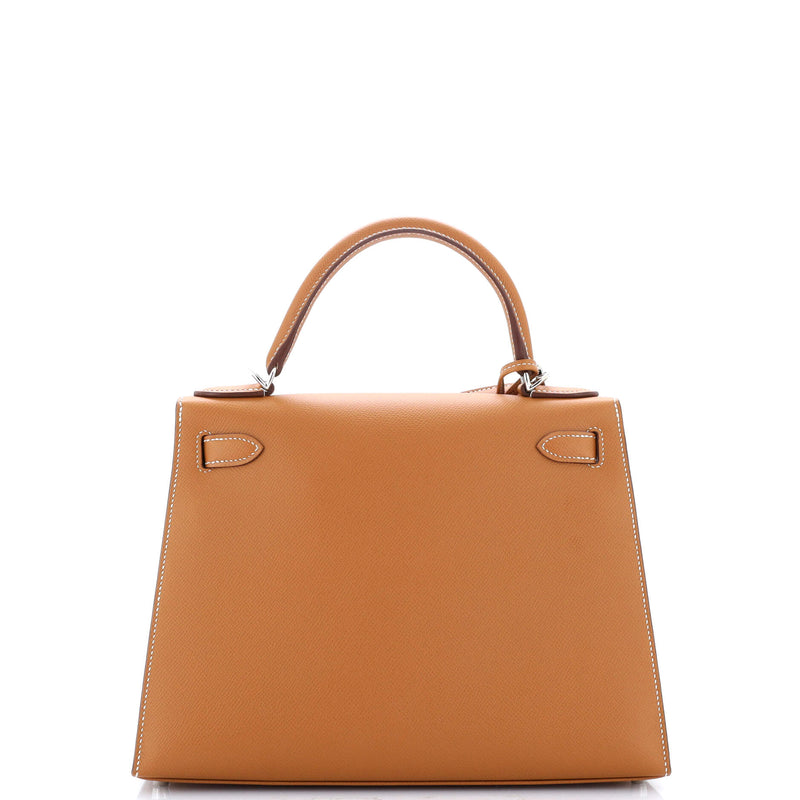 Hermes Kelly Handbag Gold Epsom With