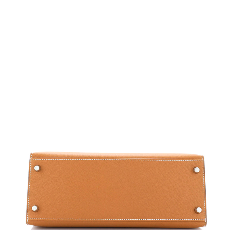 Hermes Kelly Handbag Gold Epsom With