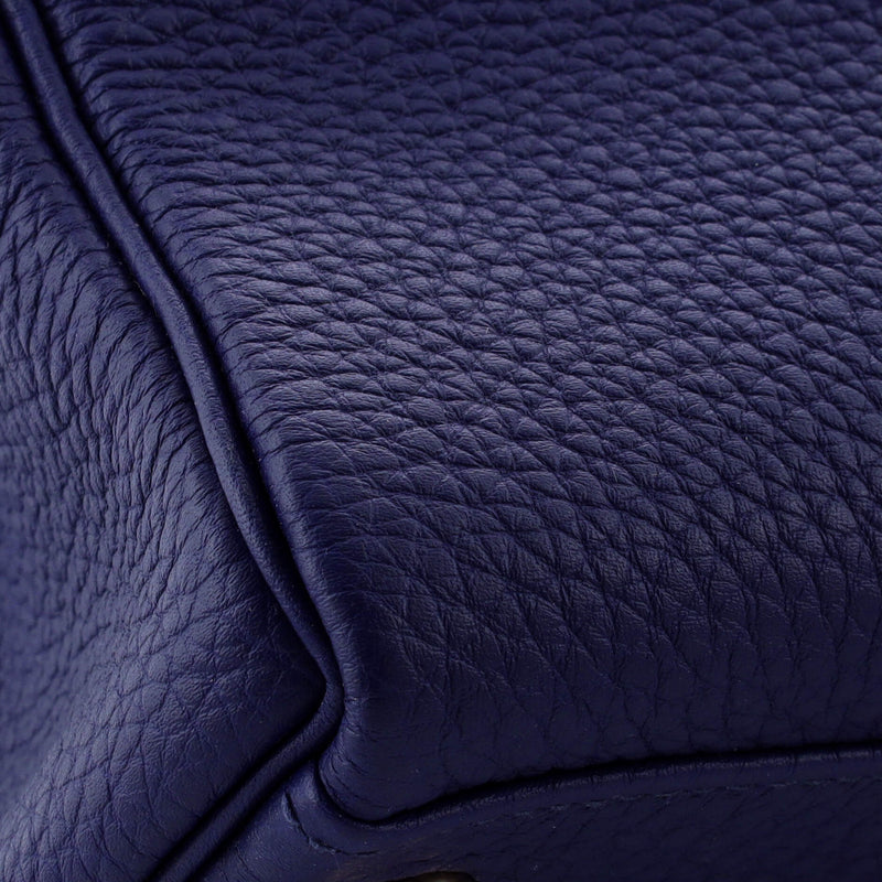 Hermes Kelly Handbag Bleu Encre Togo