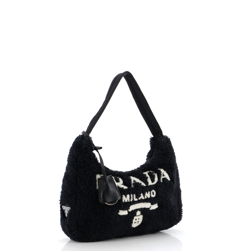 Prada Re-Edition Hobo Terry Cloth Mini