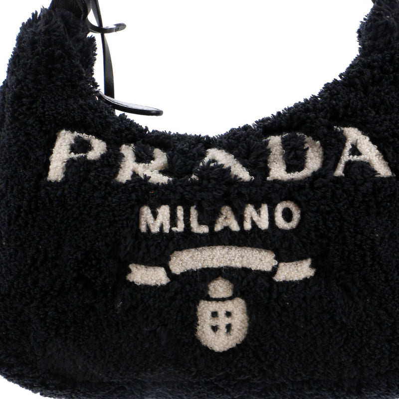 Prada Re-Edition Hobo Terry Cloth Mini
