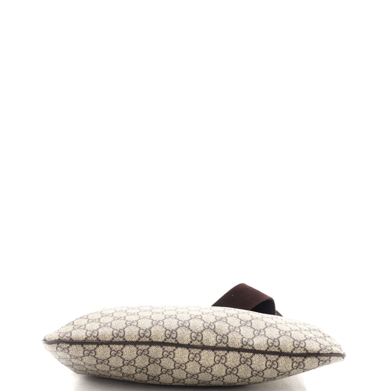 Gucci Zip Top Messenger Bag Gg Coated