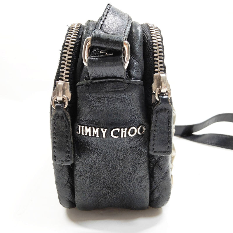 Jimmy Choo Crossbody Bag Black Leather