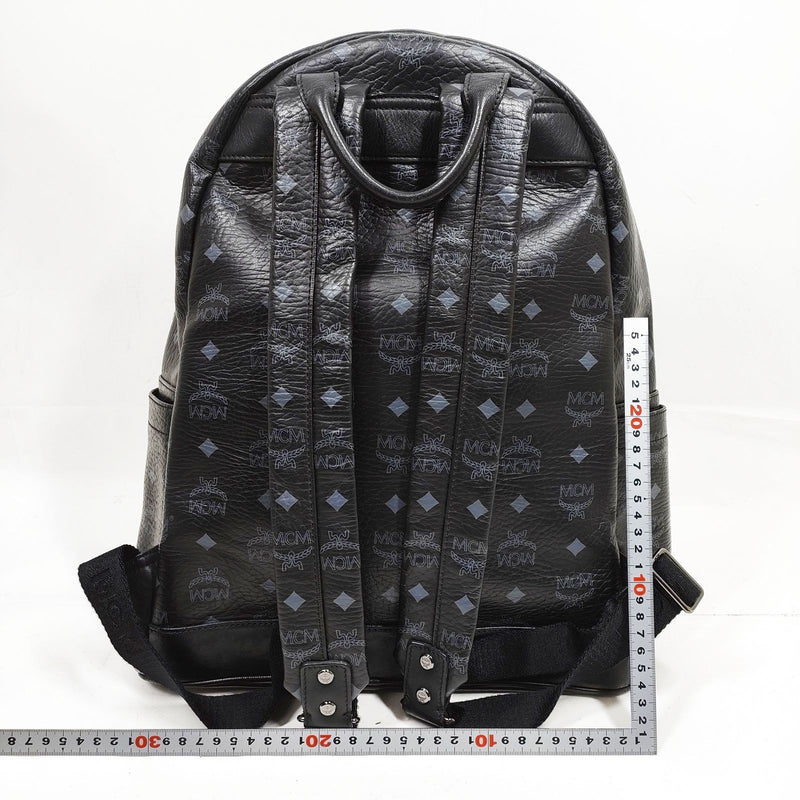 Mcm Backpack Bag Black Pvc