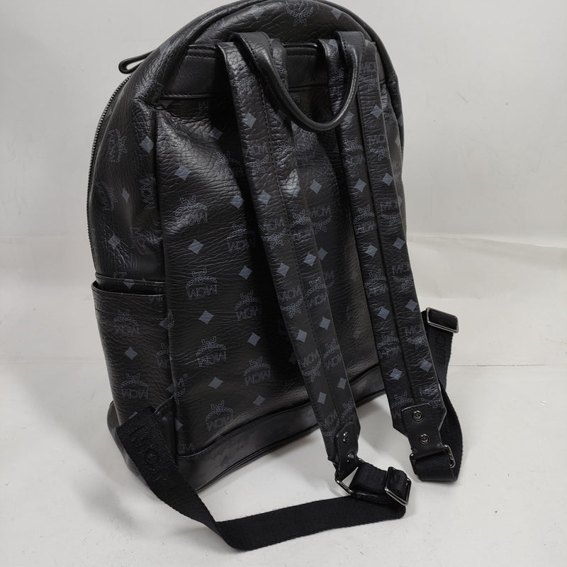 Mcm Backpack Bag Black Pvc