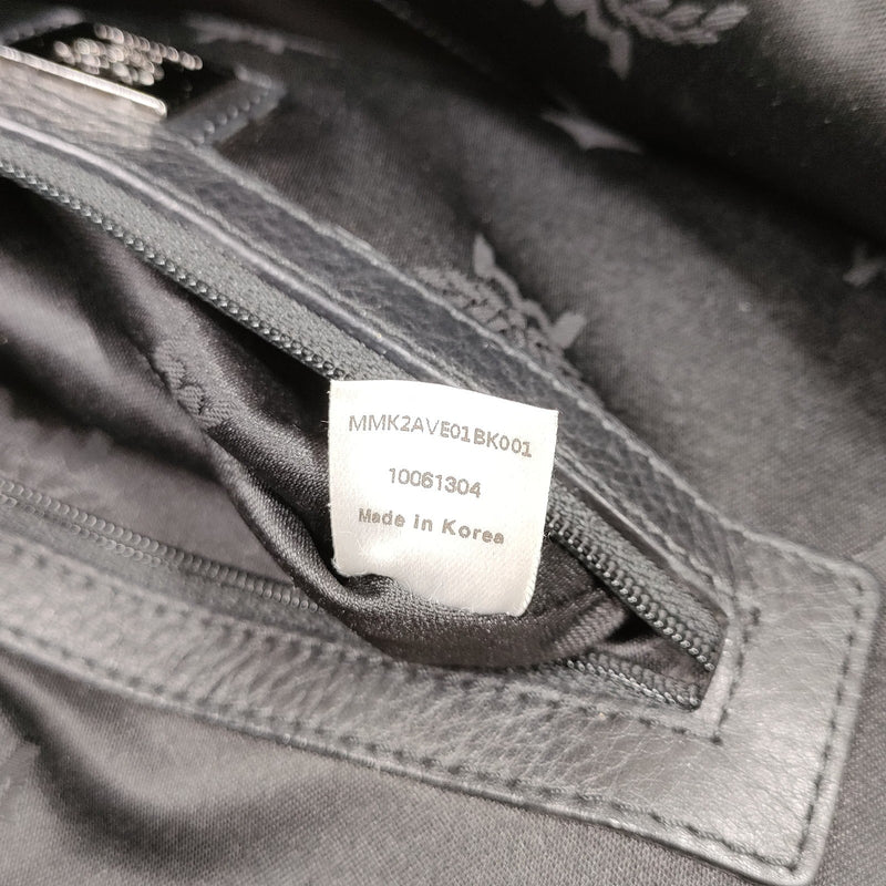 Mcm Backpack Bag Black Pvc