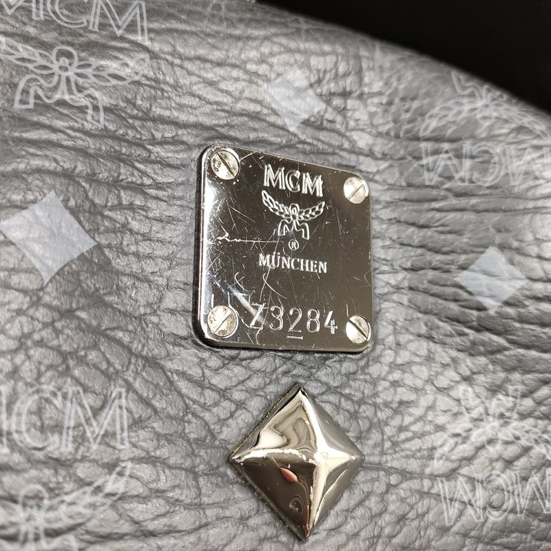 Mcm Backpack Bag Black Pvc