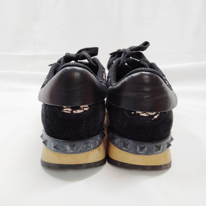 Valentino Sneakers Women Black Cotton