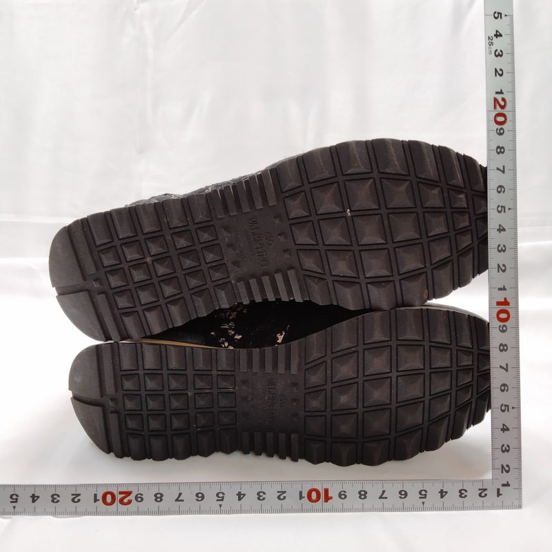 Valentino Sneakers Women Black Cotton