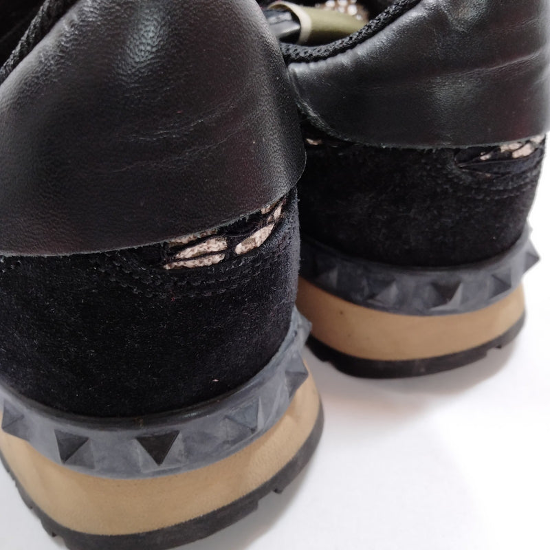 Valentino Sneakers Women Black Cotton