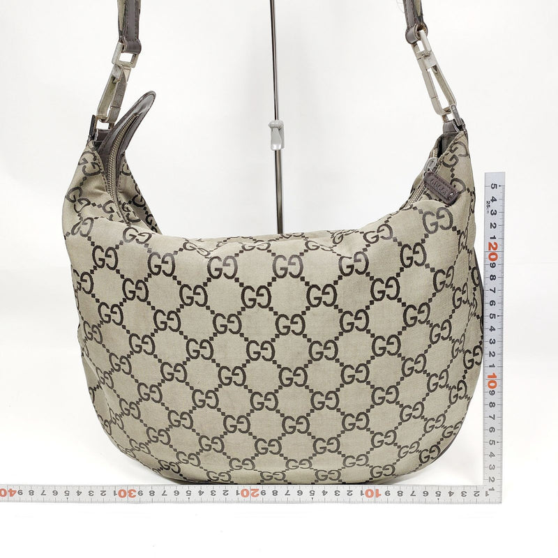 Gucci Shoulder Bag Brown Canvas