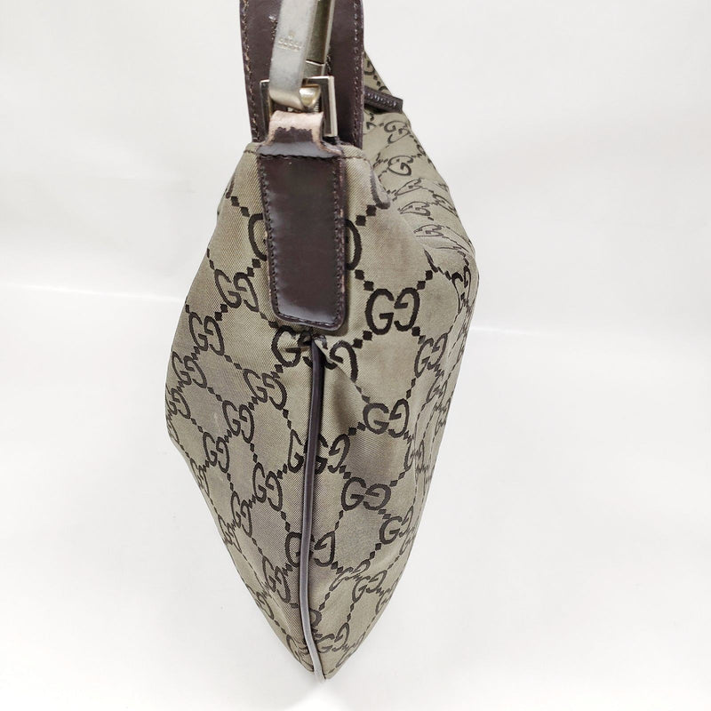 Gucci Shoulder Bag Brown Canvas