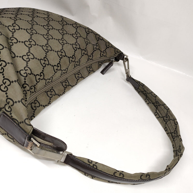 Gucci Shoulder Bag Brown Canvas