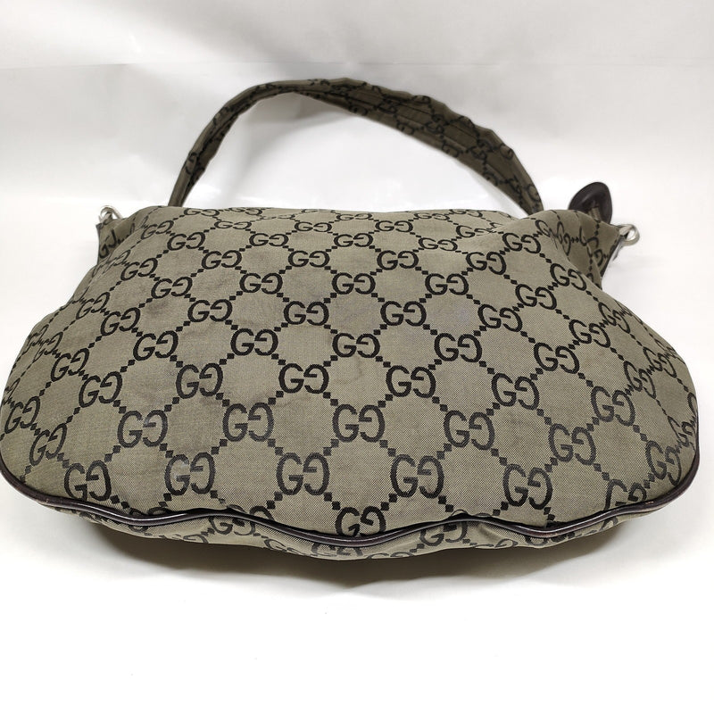 Gucci Shoulder Bag Brown Canvas