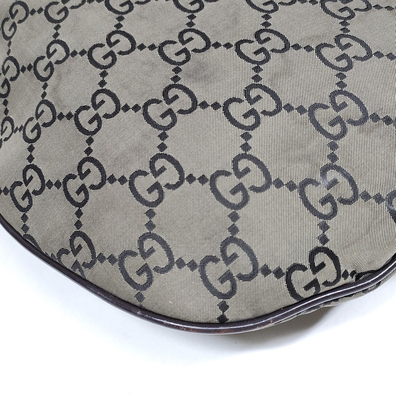 Gucci Shoulder Bag Brown Canvas